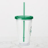 SLYTHERIN™ Green Snake House Pride Badge Acryl Drinkbeker (Rechts)