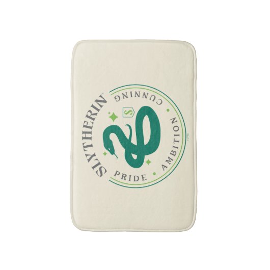 SLYTHERIN™ Green Snake House Pride Badge Badmat (Voorkant Verticaal)