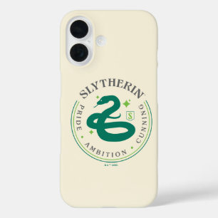 SLYTHERIN™ Green Snake House Pride Badge iPhone 16 Hoesje