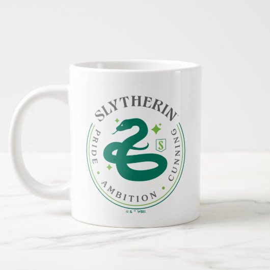 SLYTHERIN™ Green Snake House Pride Badge Grote Koffiekop (Links)