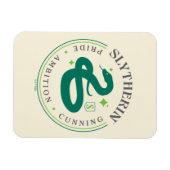 SLYTHERIN™ Green Snake House Pride Badge Magneet (Horizontaal)