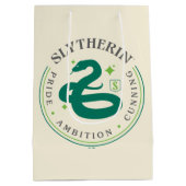 SLYTHERIN™ Green Snake House Pride Badge Medium Cadeauzakje (Achterkant)