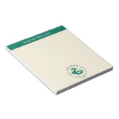 SLYTHERIN™ Green Snake House Pride Badge Notitieblok (Schuin)