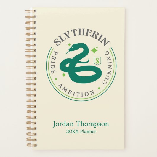 SLYTHERIN™ Green Snake House Pride Badge Planner (Voorkant)
