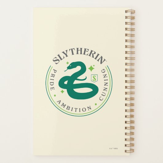 SLYTHERIN™ Green Snake House Pride Badge Planner (Achterkant)