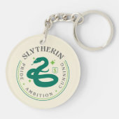 SLYTHERIN™ Green Snake House Pride Badge Sleutelhanger (Achterkant)