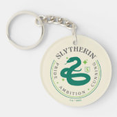 SLYTHERIN™ Green Snake House Pride Badge Sleutelhanger (Voorkant)