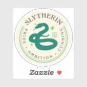 SLYTHERIN™ Green Snake House Pride Badge Sticker (Vel)