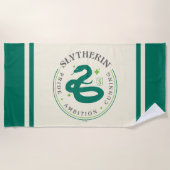 SLYTHERIN™ Green Snake House Pride Badge Strandlaken (Voorkant)
