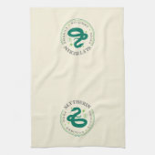 SLYTHERIN™ Green Snake House Pride Badge Theedoek (Verticaal)