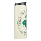 SLYTHERIN™ Green Snake House Pride Badge Thermosbeker (Gedraaid links)