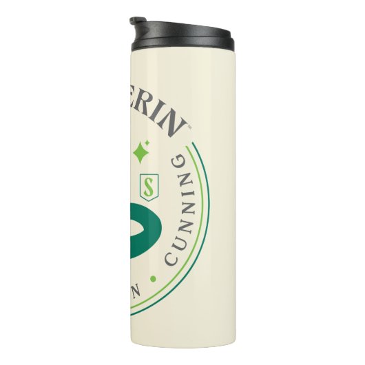 SLYTHERIN™ Green Snake House Pride Badge Thermosbeker (Geroteerd rechts)