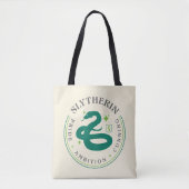 SLYTHERIN™ Green Snake House Pride Badge Tote Bag (Voorkant)