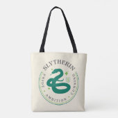 SLYTHERIN™ Green Snake House Pride Badge Tote Bag (Achterkant)