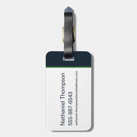  SLYTHERIN™ House Crest Bagagelabel (Achterkant verticaal)