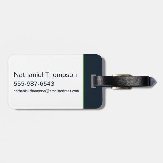  SLYTHERIN™ House Crest Bagagelabel (Achterkant horizontaal)