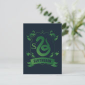 SLYTHERIN™ House Crest Briefkaart (Staand voorkant)