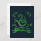 SLYTHERIN™ House Crest Briefkaart (Voorkant / Achterkant)