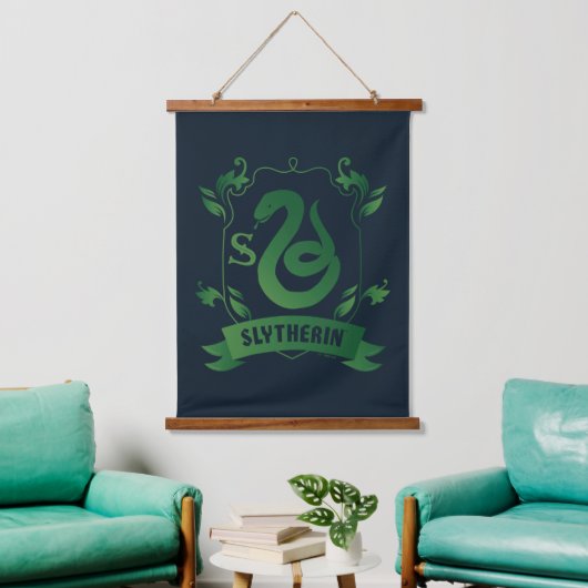 SLYTHERIN™ House Crest Hangend Wandkleed (Woonkamer)