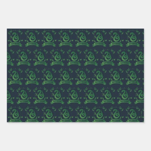  SLYTHERIN™ House Crest Inpakpapier Vel (Voorkant)