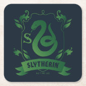 SLYTHERIN™ House Crest Kartonnen Onderzetters (Voorkant)