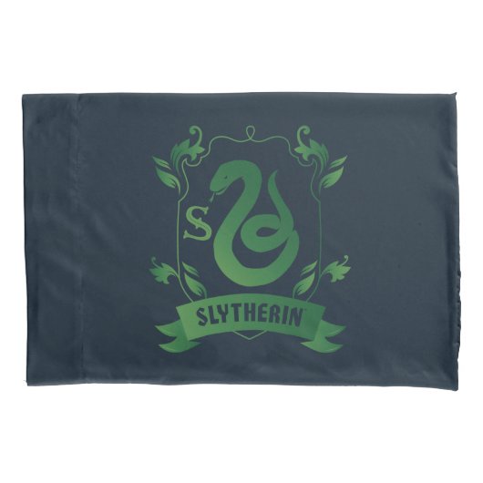  SLYTHERIN™ House Crest Kussensloop (Voorkant)