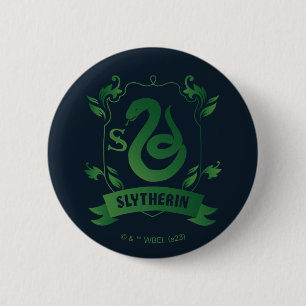  SLYTHERIN™ House Crest Ronde Button 5,7 Cm
