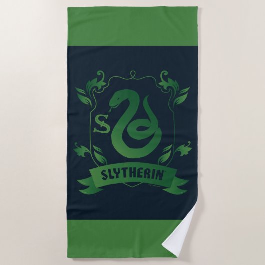  SLYTHERIN™ House Crest Strandlaken (Voorkant)