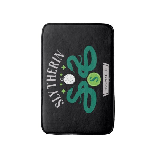 SLYTHERIN™ House Double Snake Locket Graphic Badmat (Voorkant Verticaal)