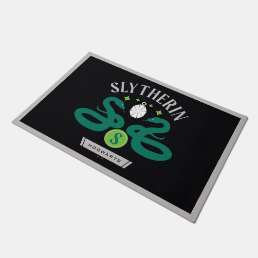 SLYTHERIN™ House Double Snake Locket Graphic Deurmat (Schuin)