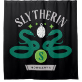 SLYTHERIN™ House Double Snake Locket Graphic Douchegordijn (Voorkant)