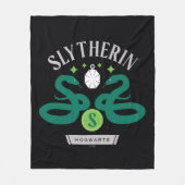 SLYTHERIN™ House Double Snake Locket Graphic Fleece Deken (Voorkant)