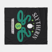 SLYTHERIN™ House Double Snake Locket Graphic Fleece Deken (Voorkant (Horizontaal))