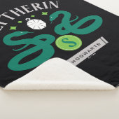 SLYTHERIN™ House Double Snake Locket Graphic Sherpa Deken (3/4)