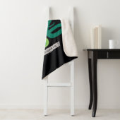 SLYTHERIN™ House Double Snake Locket Graphic Sherpa Deken (In situ)