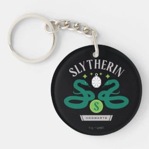 SLYTHERIN™ House Double Snake Locket Graphic Sleutelhanger