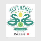 SLYTHERIN™ House Double Snake Locket Graphic Sticker (Vel)