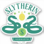 SLYTHERIN™ House Double Snake Locket Graphic Sticker (Voorkant)
