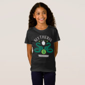 SLYTHERIN™ House Double Snake Locket Graphic T-shirt (Voorkant volledig)