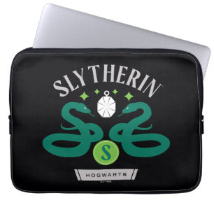 SLYTHERIN™ House Dubbele Slangen Locket Grafisch Laptop Sleeve