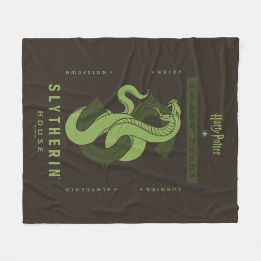 SLYTHERIN™ huis op welke manier dan ook Fleece Deken (Voorkant (Horizontaal))