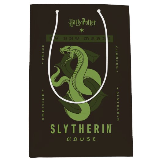 SLYTHERIN™ huis op welke manier dan ook Medium Cadeauzakje (Voorkant)