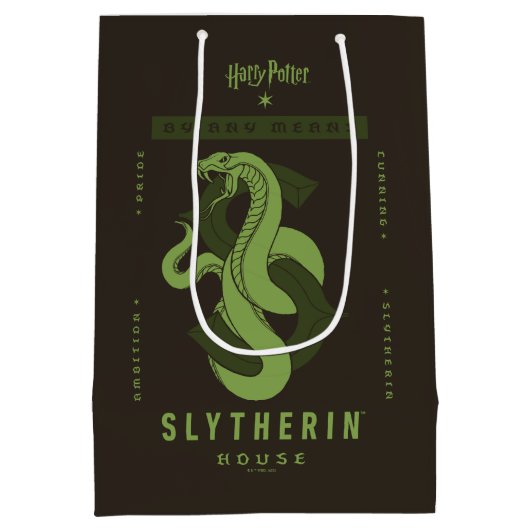 SLYTHERIN™ huis op welke manier dan ook Medium Cadeauzakje (Achterkant)