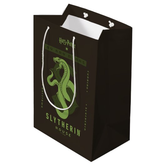 SLYTHERIN™ huis op welke manier dan ook Medium Cadeauzakje (Achterkant Gekanteld)