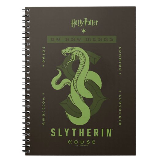 SLYTHERIN™ huis op welke manier dan ook Notitieboek (Voorkant)