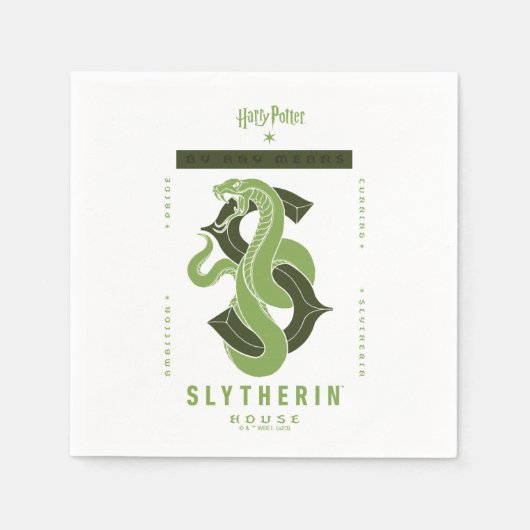 SLYTHERIN™ huis op welke manier dan ook Servet (Voorkant)