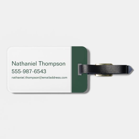 SLYTHERIN™ Prefect-badge Bagagelabel (Achterkant horizontaal)