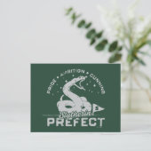 SLYTHERIN™ Prefect-badge Briefkaart (Staand voorkant)