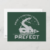 SLYTHERIN™ Prefect-badge Briefkaart (Voorkant / Achterkant)