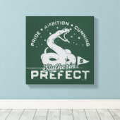 SLYTHERIN™ Prefect-badge Canvas Afdruk (Insitu (Houten vloer))